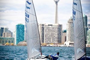 Training for the 2012 Olympics on Toronto Harbour