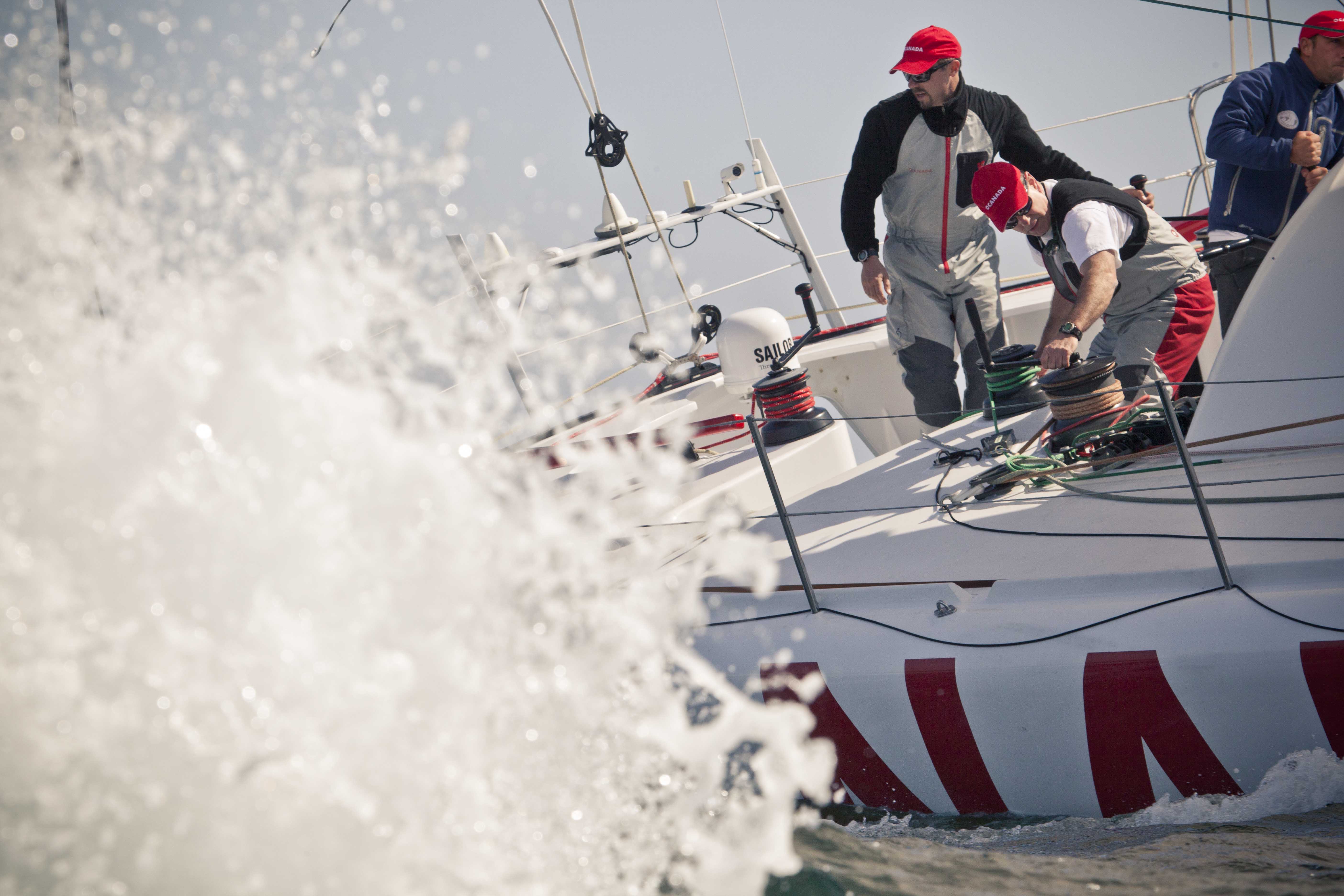 O CANADA racing in the Islands Race 2011