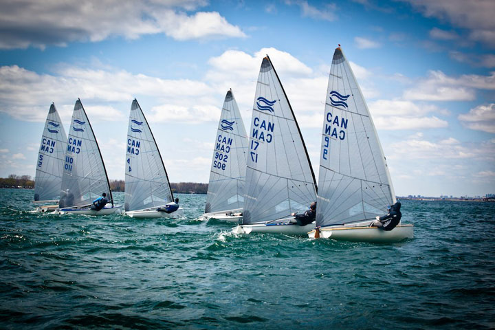 Training for the 2012 Olympics on Toronto Harbour