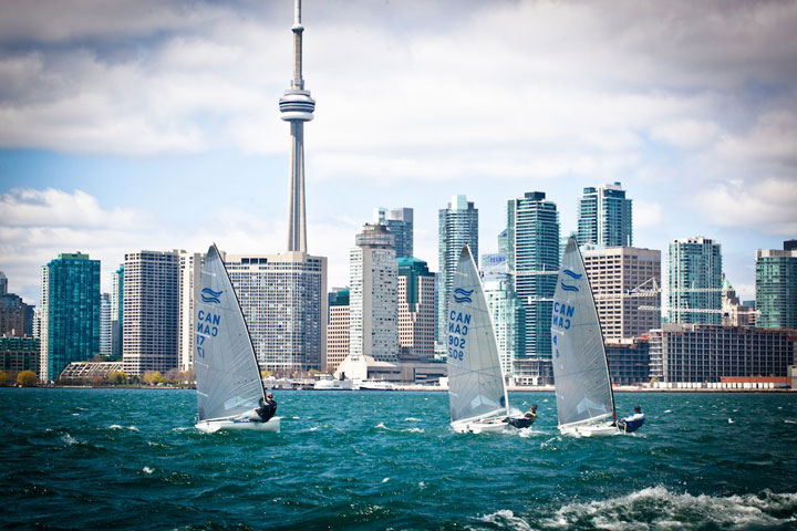 Training for the 2012 Olympics on Toronto Harbour