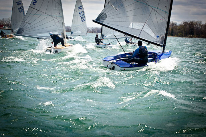 Training for the 2012 Olympics on Toronto Harbour