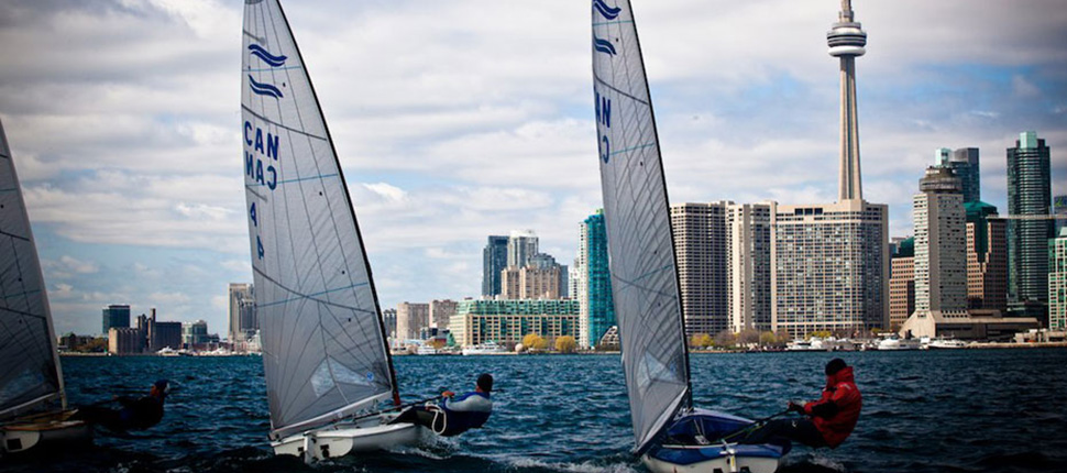 Training for the 2012 Olympics on Toronto Harbour