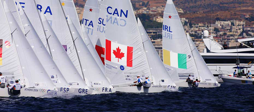 Ross MacDonald and Mike Wolfs on their way to a Silver Medal in Athens 2004