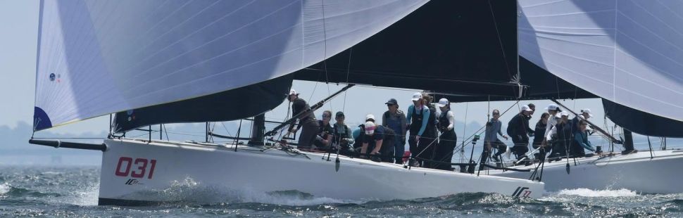 Racing in the IC37 in Newport