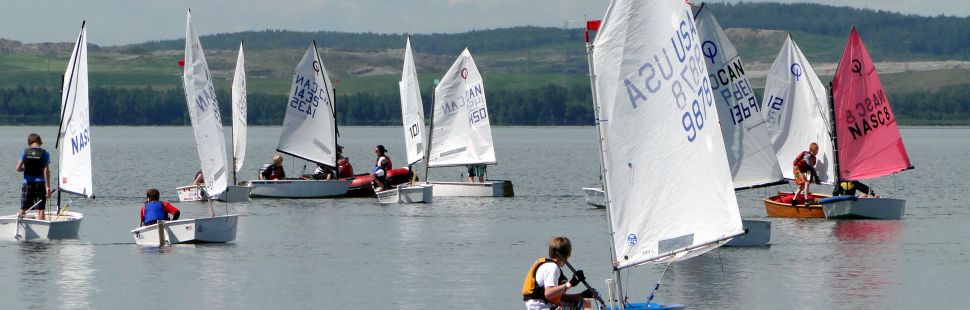 Young Sailors On Lake Wabamun