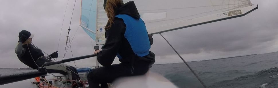 470 Sailing - Pumping Downwind