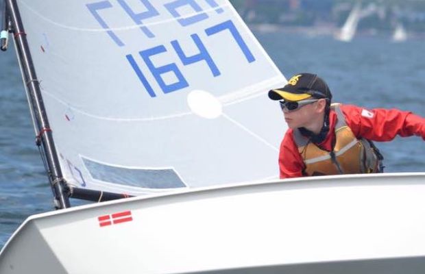 Optimist sailing in Halifax, in 2016 Jean-René Kiekens Arana