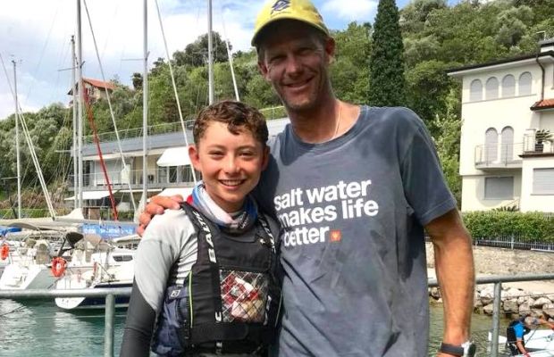 With Robert Scheidt in Garda in 2018 With Robert Scheidt