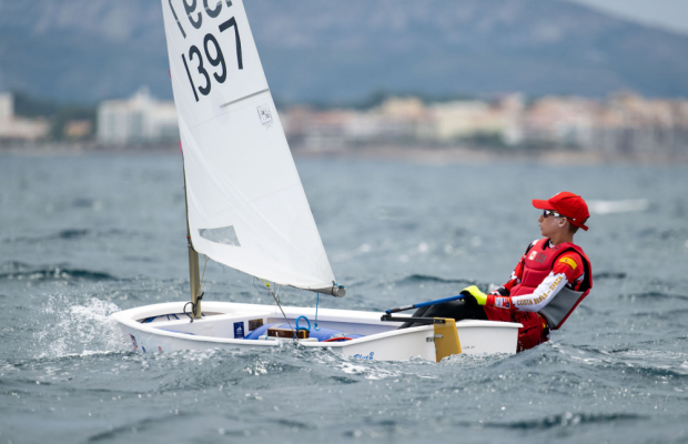 Competing at the 2023 Optimist World Championship