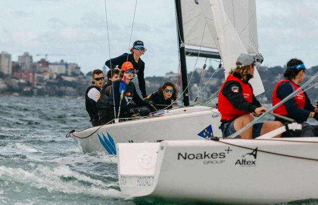 Josh Hyde (Tactics) Prestart in Sydney Harbour