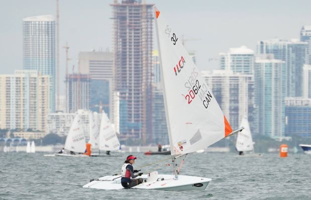 Competing at the 2023 Orange Bowl International Regatta in Miami 