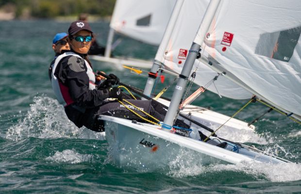 Upwind sailing at Cork 2023 Upwind sailing at Cork 2023