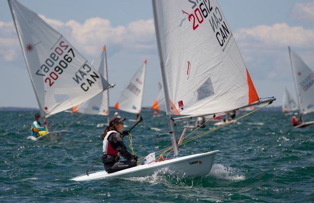 Competing at the 2023 Orange Bowl International Regatta in Miami 