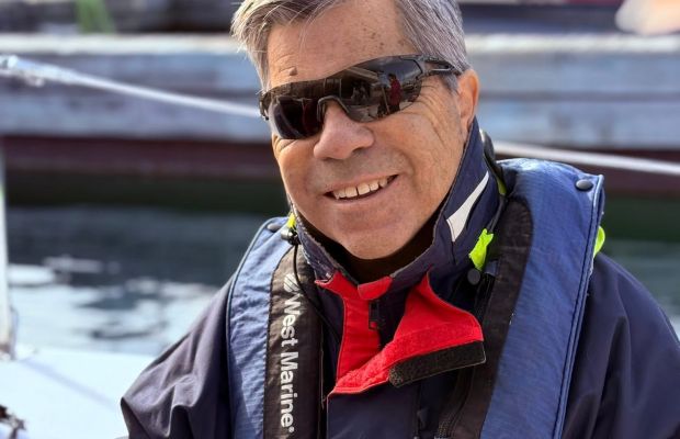 Chris ready to sail
