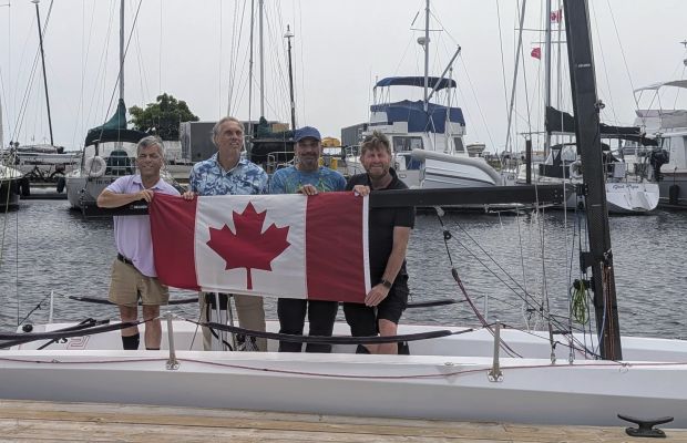 TEAM CANADA 1 (L to R) Chris Jonas, Brian Arthur, Theo Weber, Gary Butler