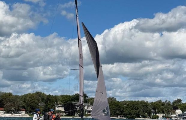 Team Canada 1 sailing the RS21 at Kingston Yacht Club