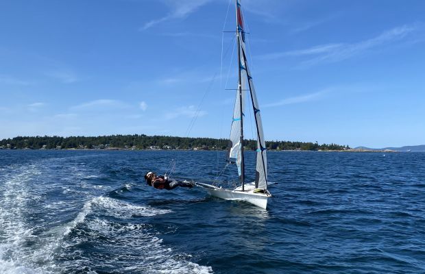 Sailing in Cadboro Bay